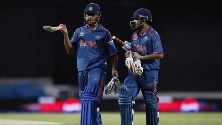 MS Dhoni and Gautam Gambhir