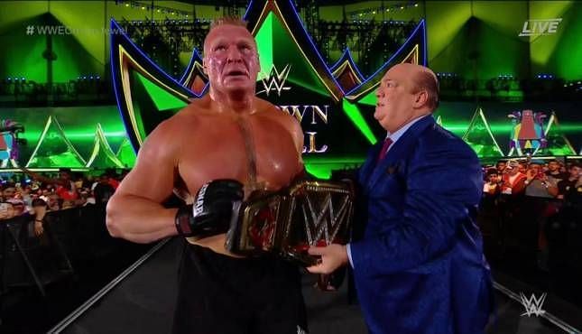 Brock Lesnar didn't bring the real WWE Championship to SmackDown