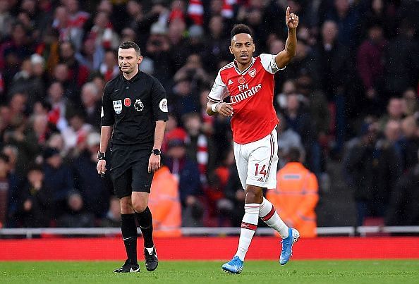 The forward has impressed for Arsenal in a disappointing season for the Gunners