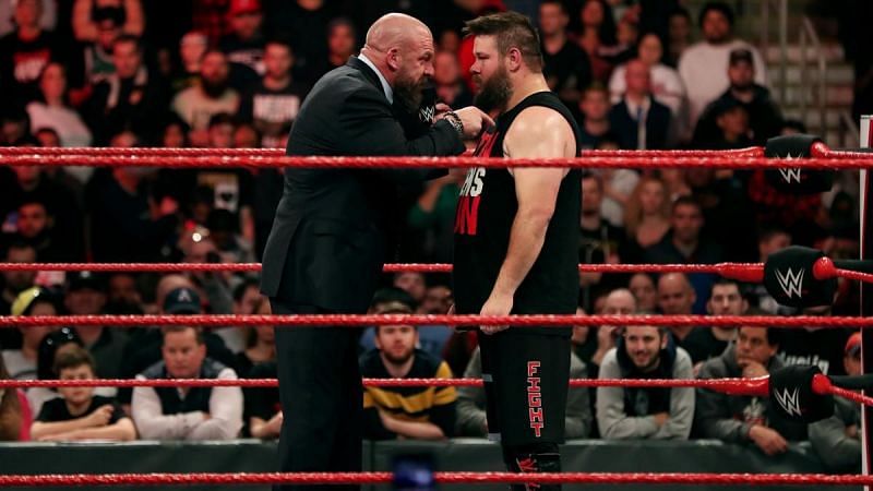 Triple H and Kevin Owens
