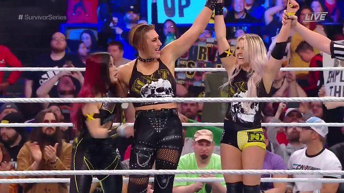 The women of NXT managed to come out on top in the 15 woman elimination match