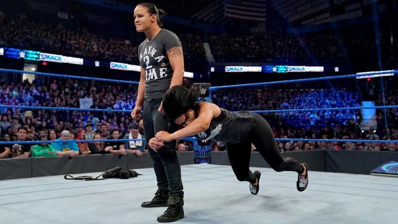 Bayley set up a trap for Shayna Baszler this week