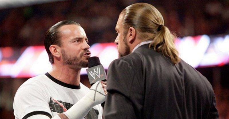 Triple H and CM Punk