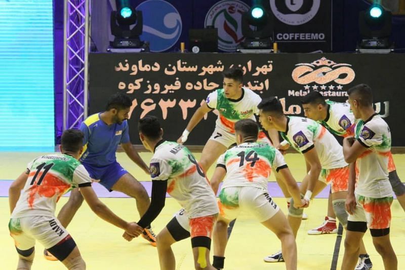 Iran with their third consecutive win of the tournament