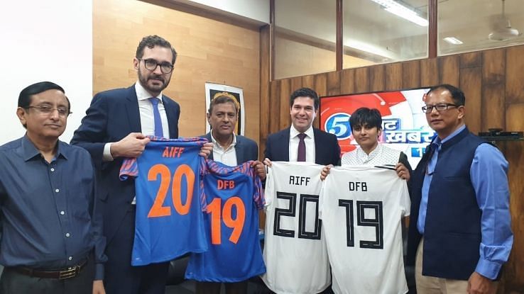 AIFF with DFB officials.