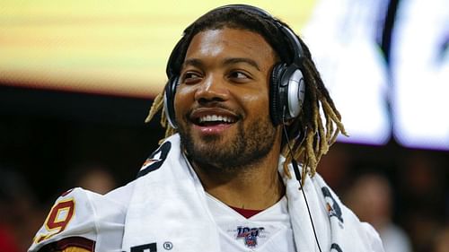 Washington Redskins running back Derrius Guice