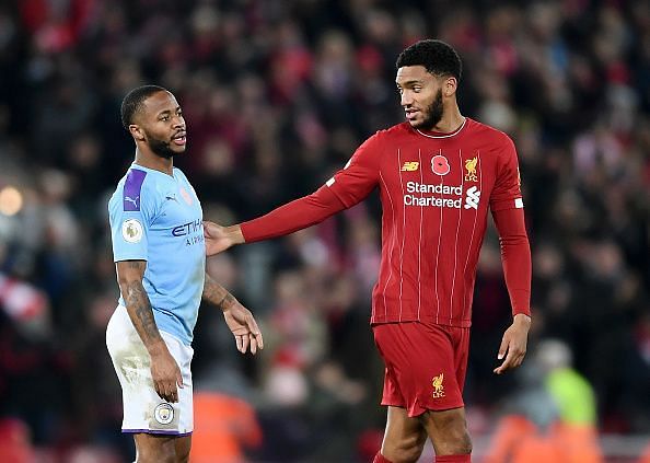 Sterling was involved in an ugly spat with Joe Gomez recently