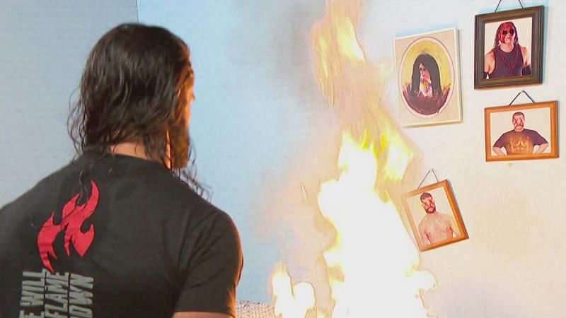 Seth Rollins, once again, burning it down