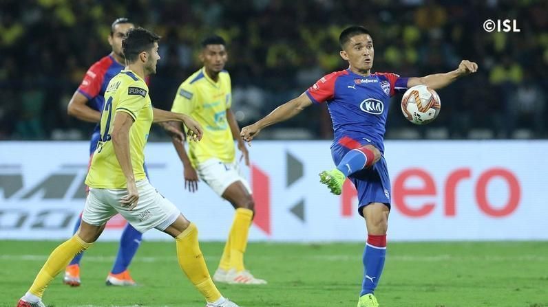 Sunil Chhetri has found the net in the last two games for Bengaluru FC