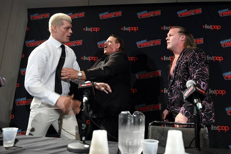 Chris Jericho and Cody Rhodes are in quite the heated rivalry in AEW