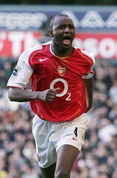 Patrick Vieira during his time as an Arsenal player