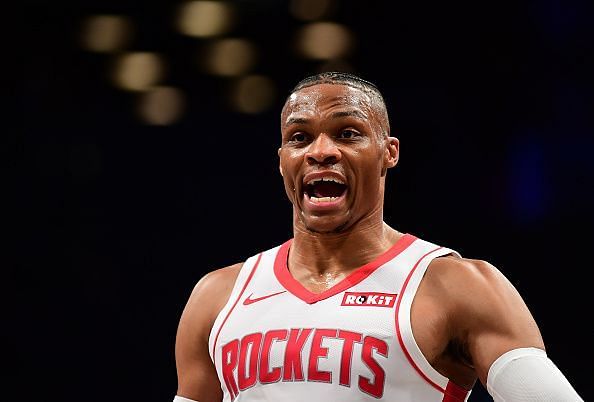 Russell Westbrook has been excellent for the Rockets but doubts remain over Houston&#039;s title prospects