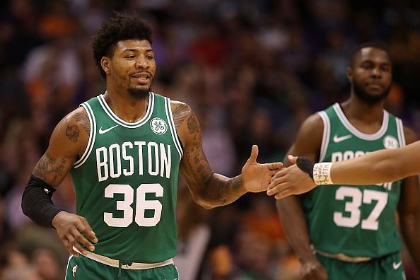 The Boston Celtics host the Sacramento Kings