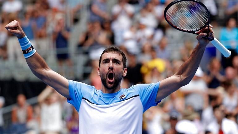 Cilic rejoices after his come-from-behind 3R win over Verdasco