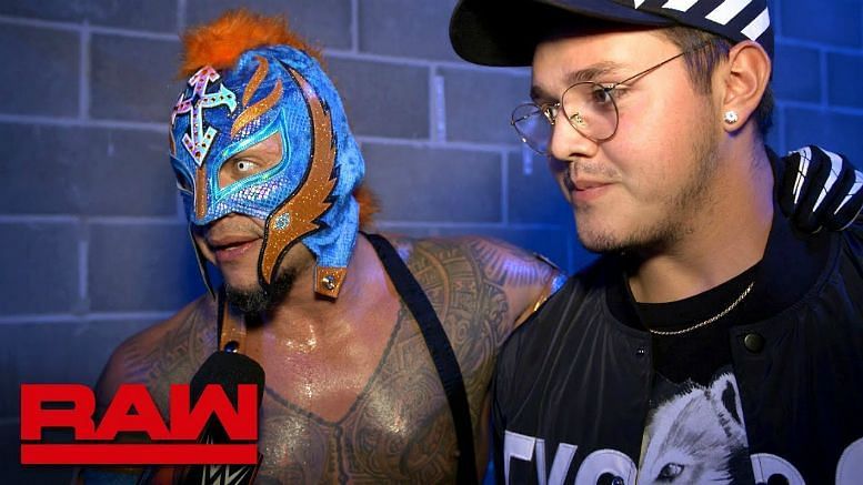 Rey Mysterio and Dominick