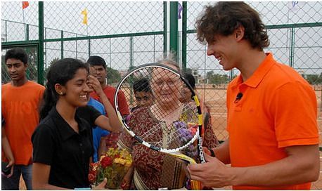File photo from Rafael Nadal Foundation
