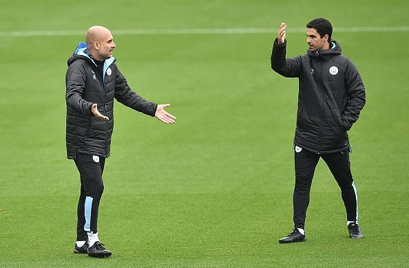 Mikel Arteta has been training under Pep Guardiola for a while now