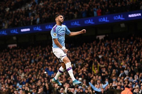Mahrez was on point for Man City against Chelsea