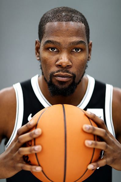 Kevin Durant is with the Nets now.