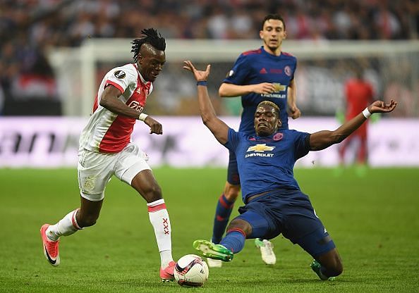 Traore in action for Ajax