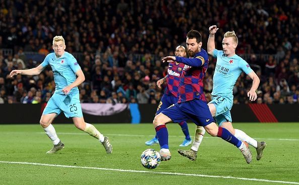 Barcelona 0-0 Slavia Prague result, Champions League 2019/20