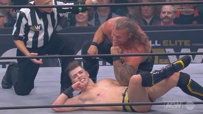 Chris Jericho suffered his first AEW loss in the main event!