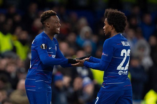 Experienced players like Willian can be a role model for a young winger like Hudson-Odoi.