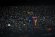 Neymar in his last season at Barcelona