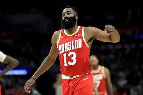 James Harden and the Houston Rockets take on the Atlanta Hawks