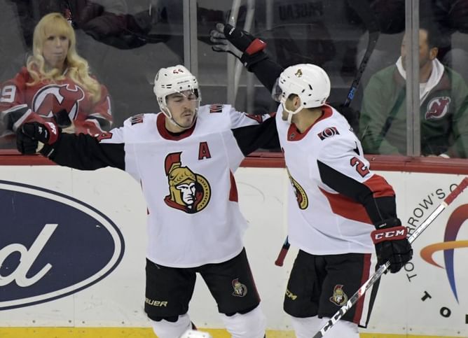 Pageau scores 3 goals as Senators beat Devils 4-2