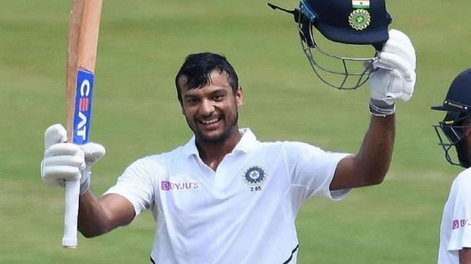 Mayank Agarwal the Test opener has arrived in style