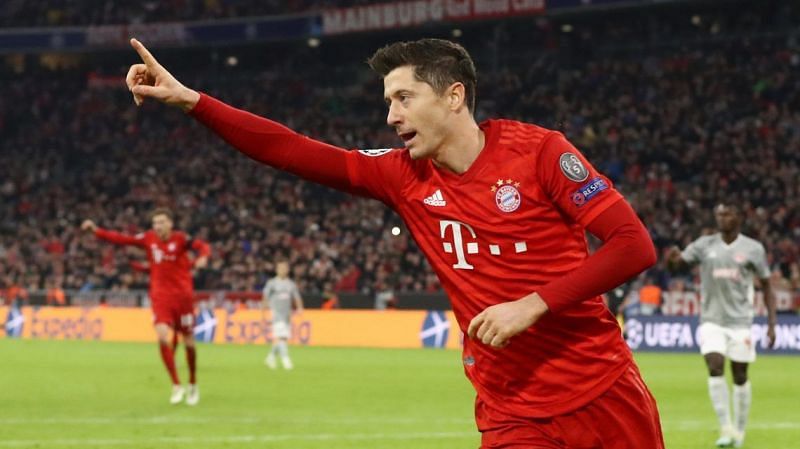 Red hot Robert Lewandowski has scored in each of the 10 Bundesliga games this season