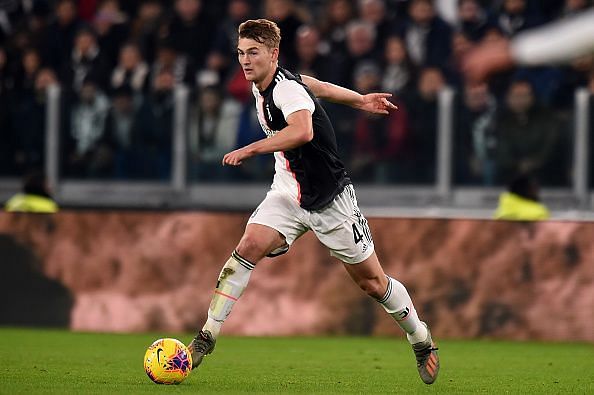 Matthijs de Ligt plays alongside Cristiano Ronaldo at Juventus after moving there from Ajax last summer.