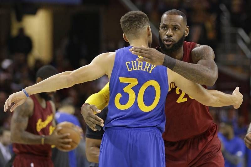 Steph Curry and LeBron James