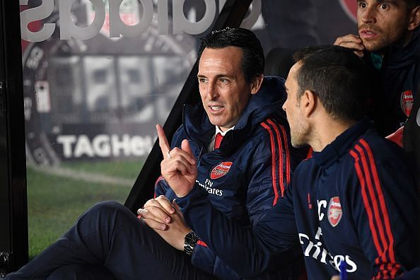 Unai Emery has been going through a rough ride at the Emirates Stadium and on the road.