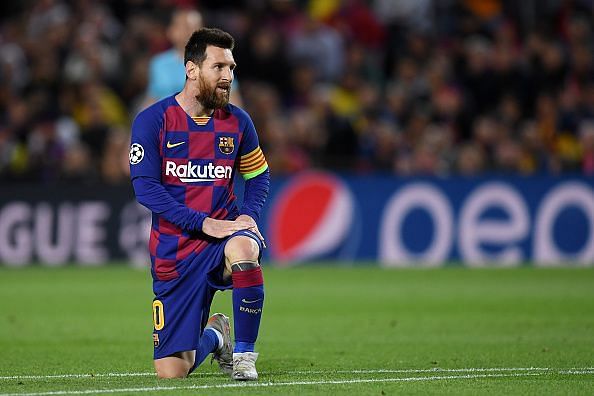 Messi hit the woodwork in another frustrating night.
