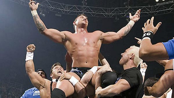 Randy Orton as a sole survivor at Survivor Series 2005
