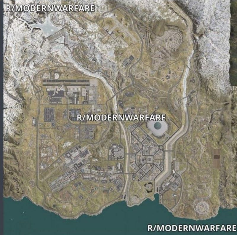 Modern Warfare Map (Source: Reddit Post)