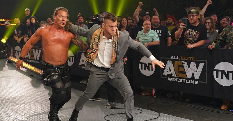 Jericho and MJF (Photo: Lee South/AEW)