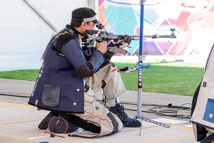 Sanjeev Rajput finished 9th in the qualification round in Men&#039;s Rifle 3-position