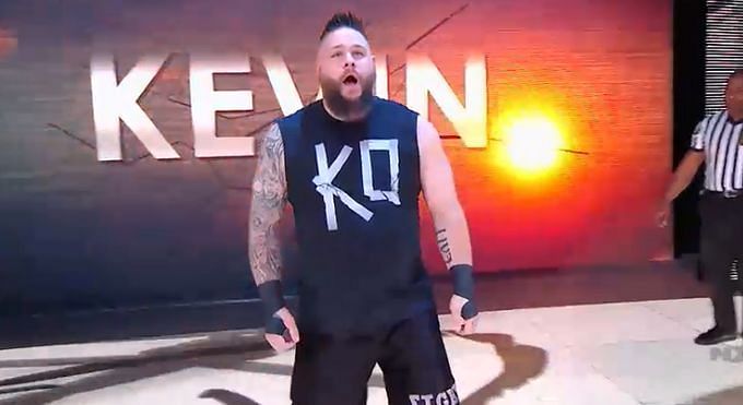 Kevin Owens was the shock fourth member of Team Ciampa