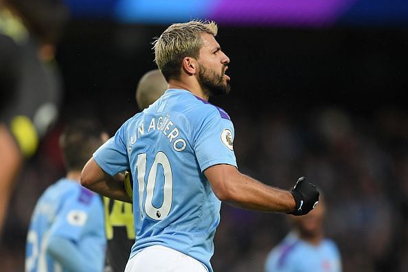 Aguero is in a rich vein of form against Chelsea