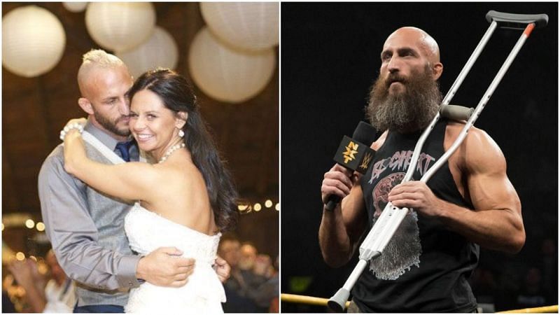 Tommaso Ciampa with his wife!