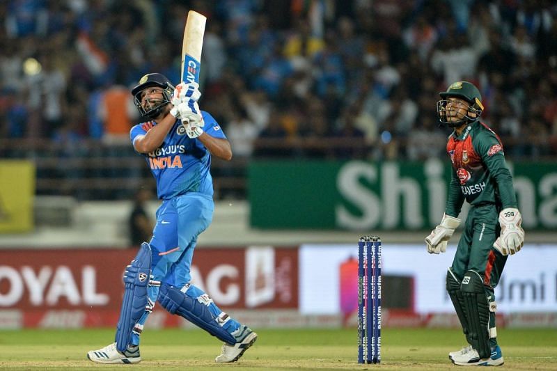 Rohit Sharma&#039;s assault blew away the opponent&#039;s bowling attack.