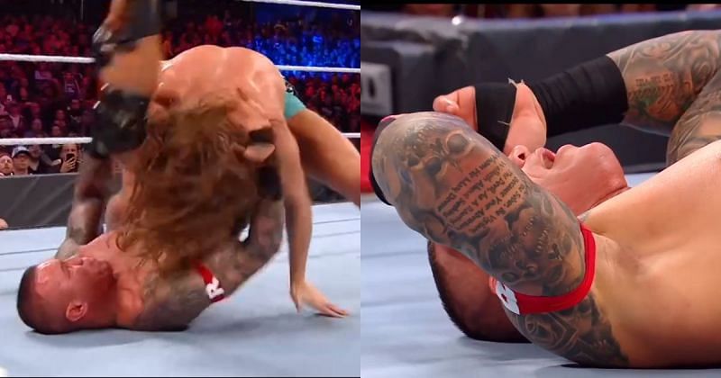 Matt Riddle got the surprising pin over Randy Orton.