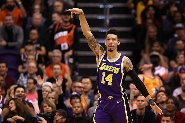 Danny Green joined the Los Angeles Lakers after helping the Raptors to the 2019 title