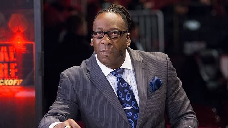 Booker T now works as a host for WWE Backstage on FS1