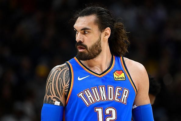 Steven Adams continues to battle a knee injury that has already caused him to miss three games this season
