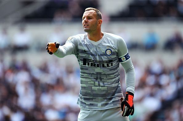 FC Internazionale Captain Samir Handanovi&Auml;