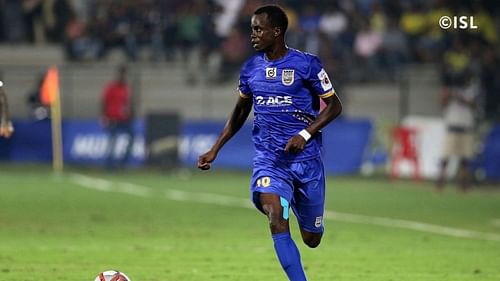 Modou Sougou has been a vital component of the Mumbai City FC wheel over the past couple of seasons (Image courtesy: ISL)